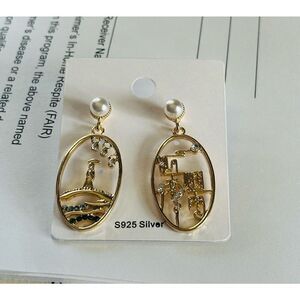 Earrings Ornate Asian Simplistic Earrings Travel